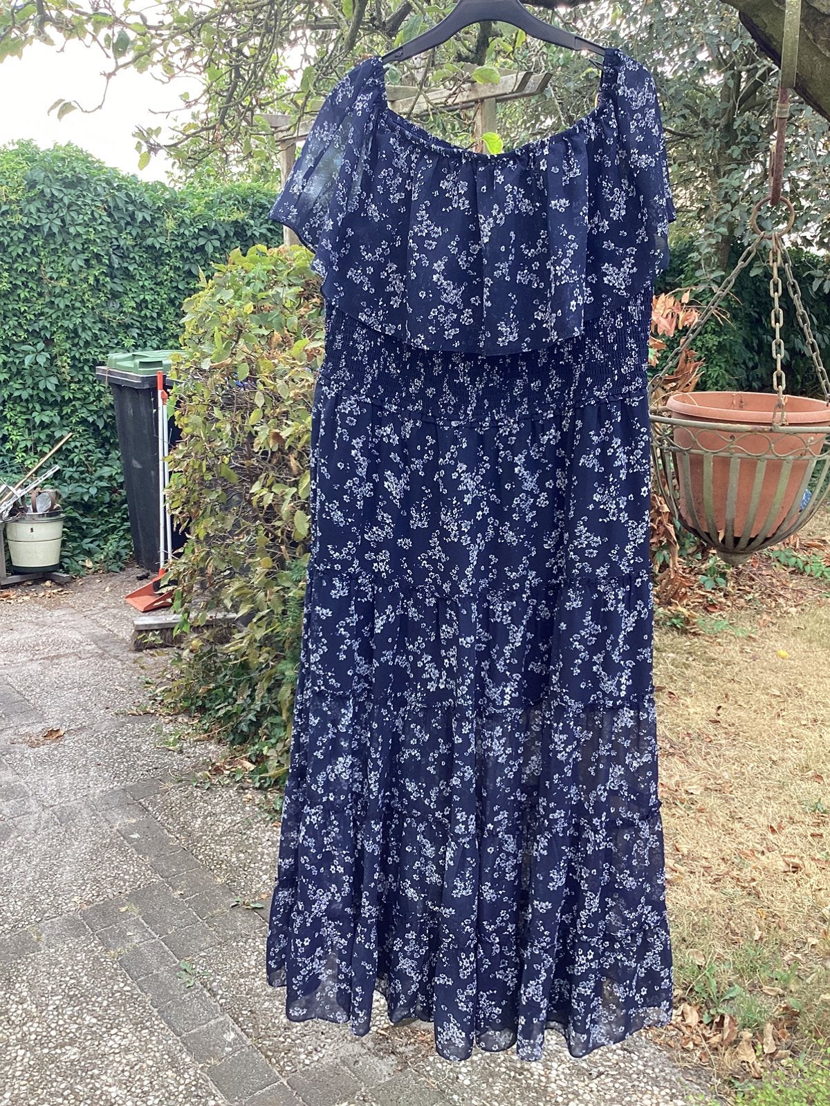 Jurk van miljouska, Kleding | Dames, Galajurk, Blauw, Maat 46/48 (XL) of groter, Ophalen of Verzenden
