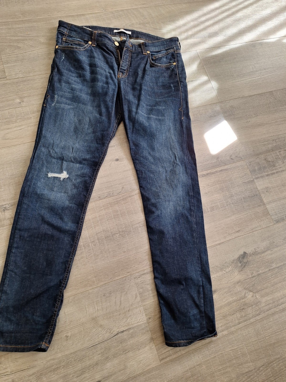 mac broek, Ophalen of Verzenden, Zo goed als nieuw, Blauw, Overige jeansmaten