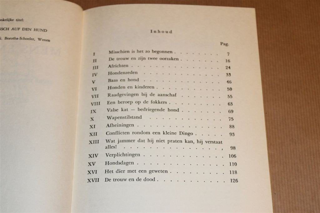Konrad Lorenz\' Klassieker [1956] — Mens en Hond, Ophalen of Verzenden, Gelezen, Honden