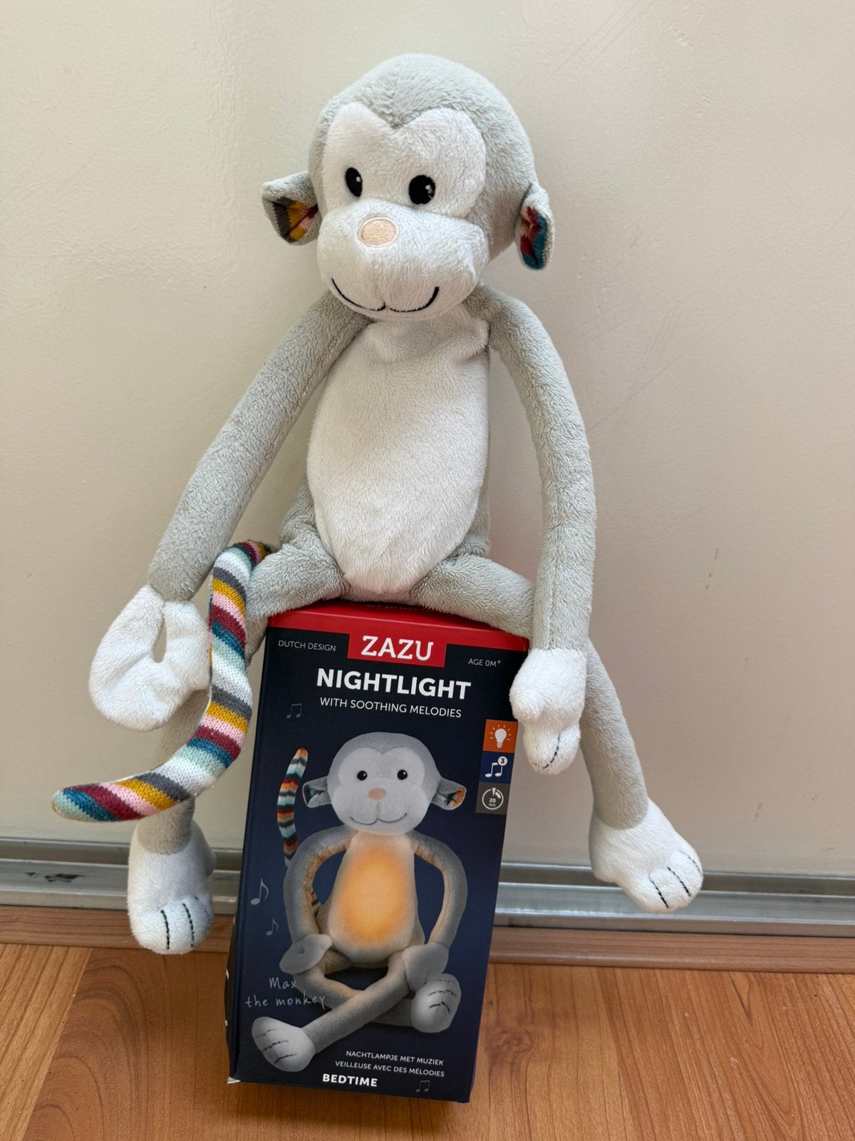 Zazu Nightlight knuffelaap, Ophalen of Verzenden, Zo goed als nieuw, Overige typen