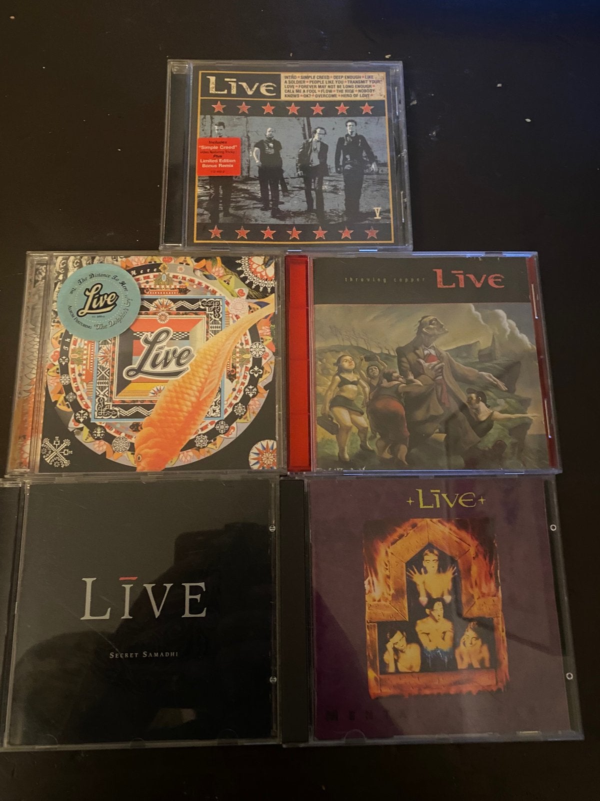 5x CD van LIVE, Ophalen of Verzenden