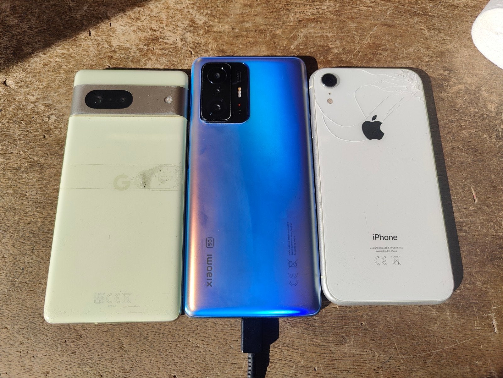 5 (Deels) defecte telefoons, Telecommunicatie, Ophalen of Verzenden, Niet werkend, 6 megapixel of meer