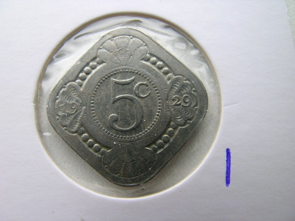 Stuiver 1929 (nr 1), Postzegels en Munten, Munten | Nederland, Ophalen of Verzenden, Koningin Wilhelmina, 5 cent, Losse munt
