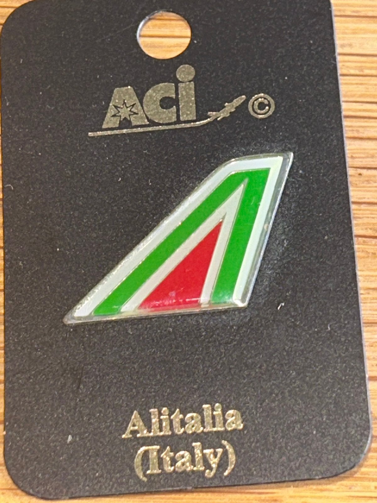 Al Italia, Ophalen of Verzenden, Zo goed als nieuw, Transport, Speldje of Pin