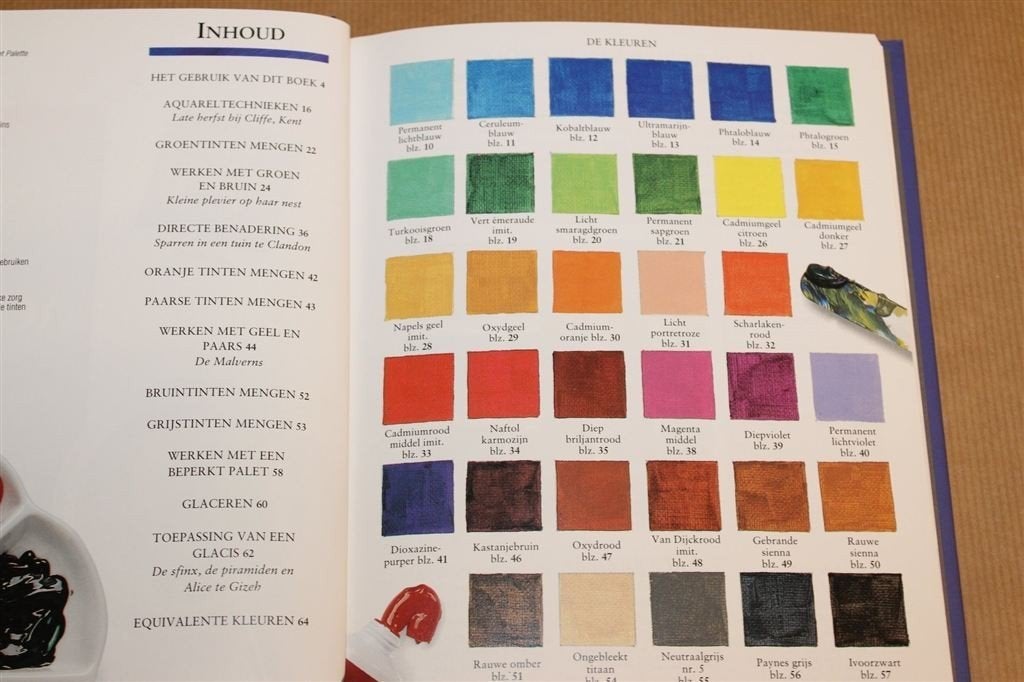Acrylverf Kleuren Mengen — 2000+ Tinten, Gids, Boeken, Ophalen of Verzenden, Zo goed als nieuw, Tekenen en Schilderen