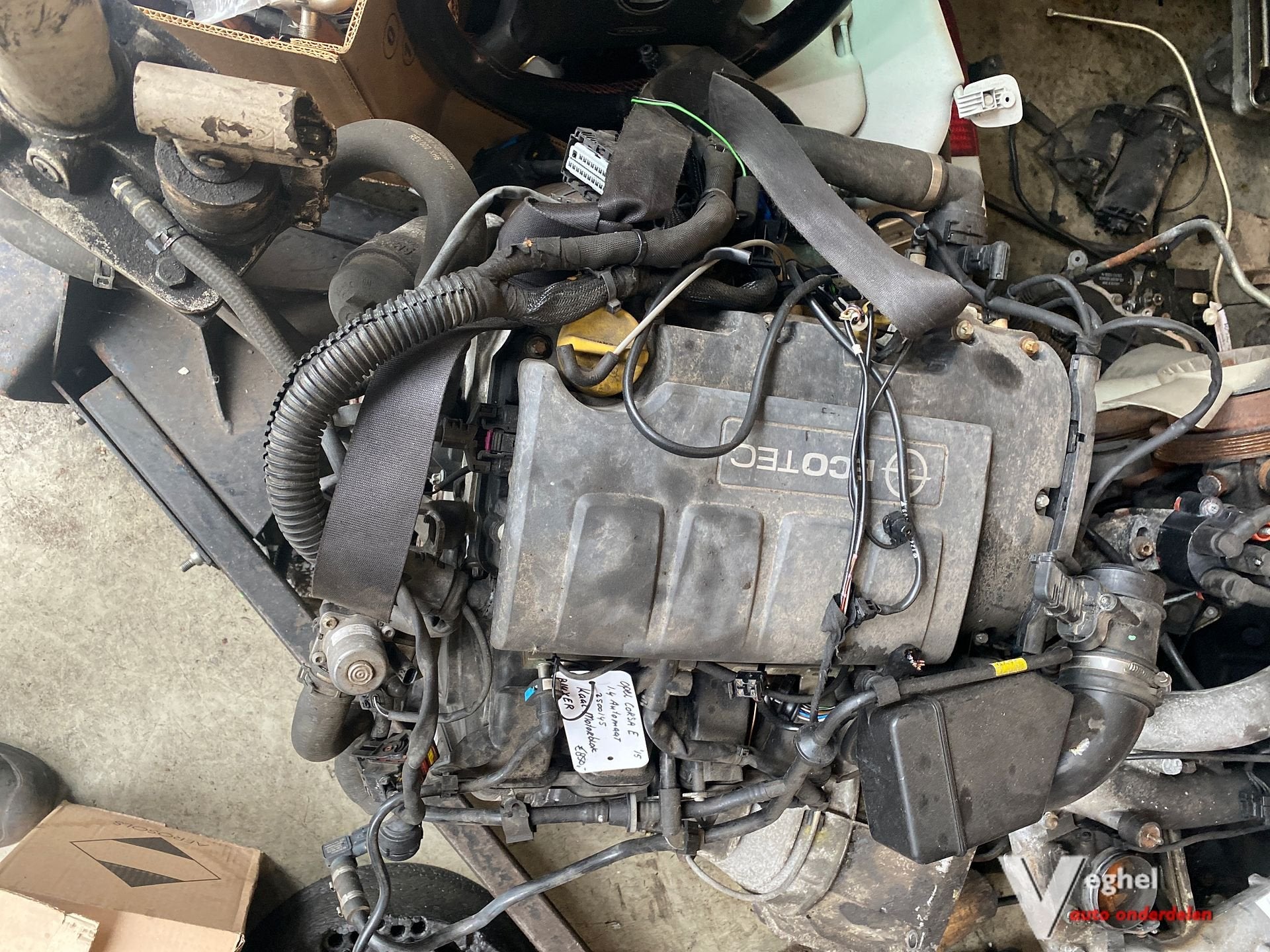 Opel Corsa E 5 drs 1.4B Automaat 2500145 2015   Kaal Motorbl, Auto-onderdelen, Motor en Toebehoren, Ophalen, Gebruikt, -, -