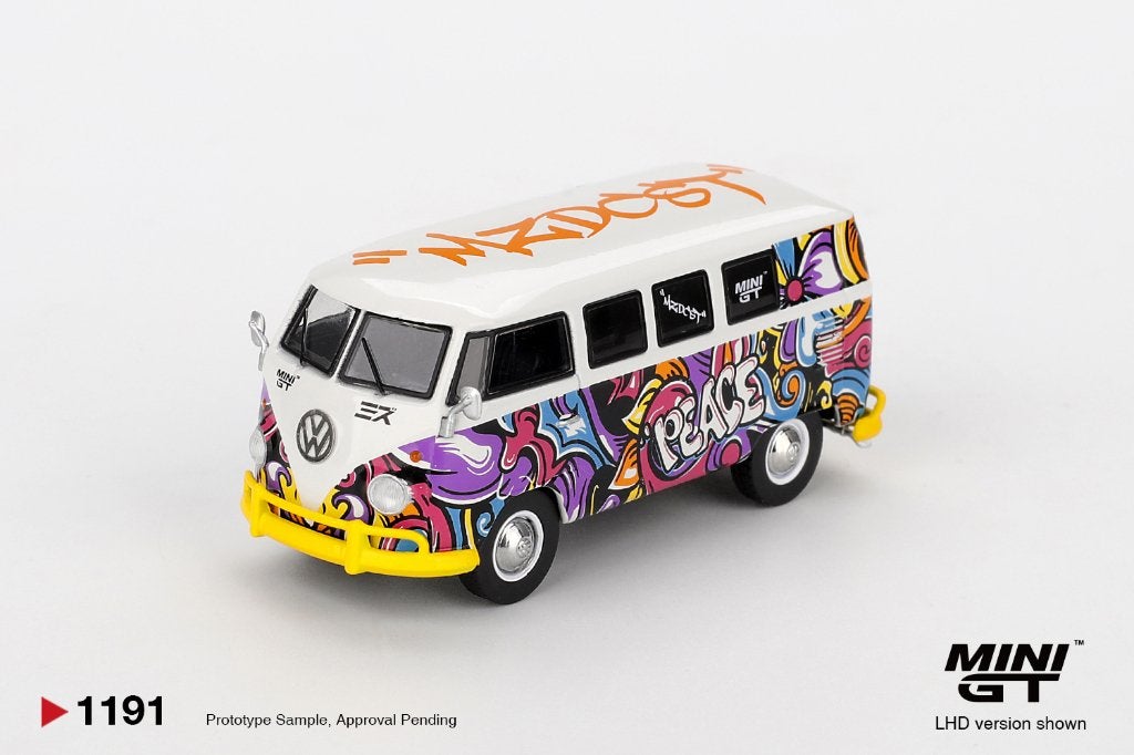 Mini GT 1967 Volkswagen T1 Micro Bus, Mizu Design, Www.rubensmodelautos.nl, Auto, Nieuw, Ophalen of Verzenden