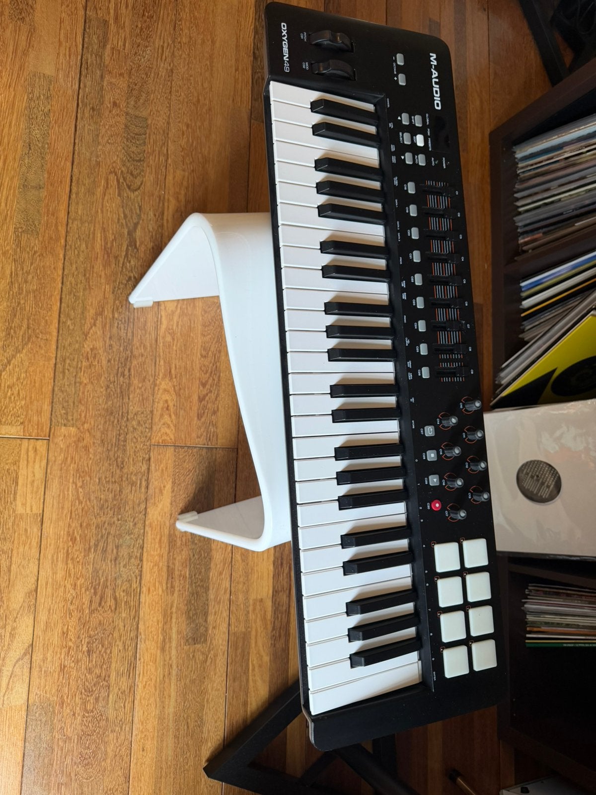 M-Audio Oxygen 49 (MK IV) – USB MIDI-keyboard met pads, Ophalen of Verzenden, Zo goed als nieuw