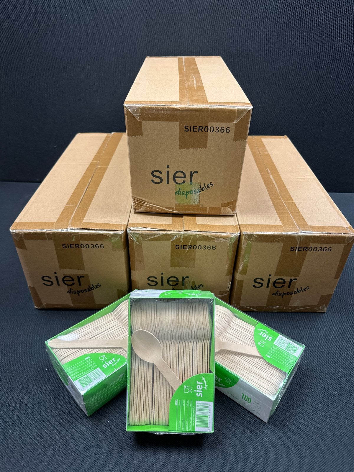 Houten Lepels - 4800 stuks, per stuk. LEES BESCHRIJVING!!!, Los bestek, Nieuw, Ophalen of Verzenden, Eetlepel
