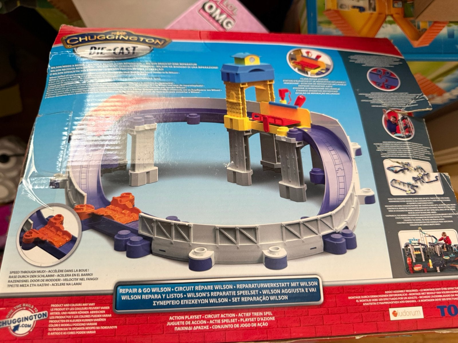Chuggington trein met baan, Ophalen of Verzenden, Zo goed als nieuw, Elektrisch, Overige merken