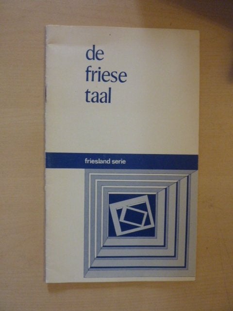 De Friese taal - Friesland serie, Verzenden, Zo goed als nieuw, Noord-Brabant