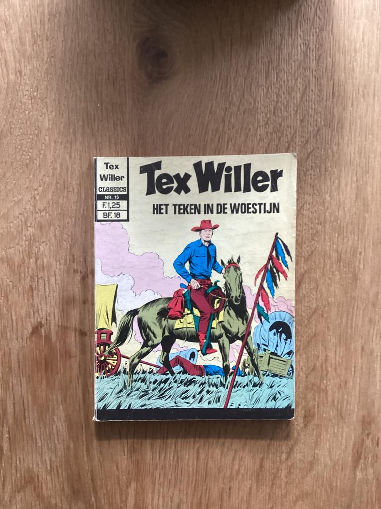 Tex Willer Classics Nr. 15: Het teken in de woestijn, Eén stripboek, Ophalen of Verzenden, Gelezen
