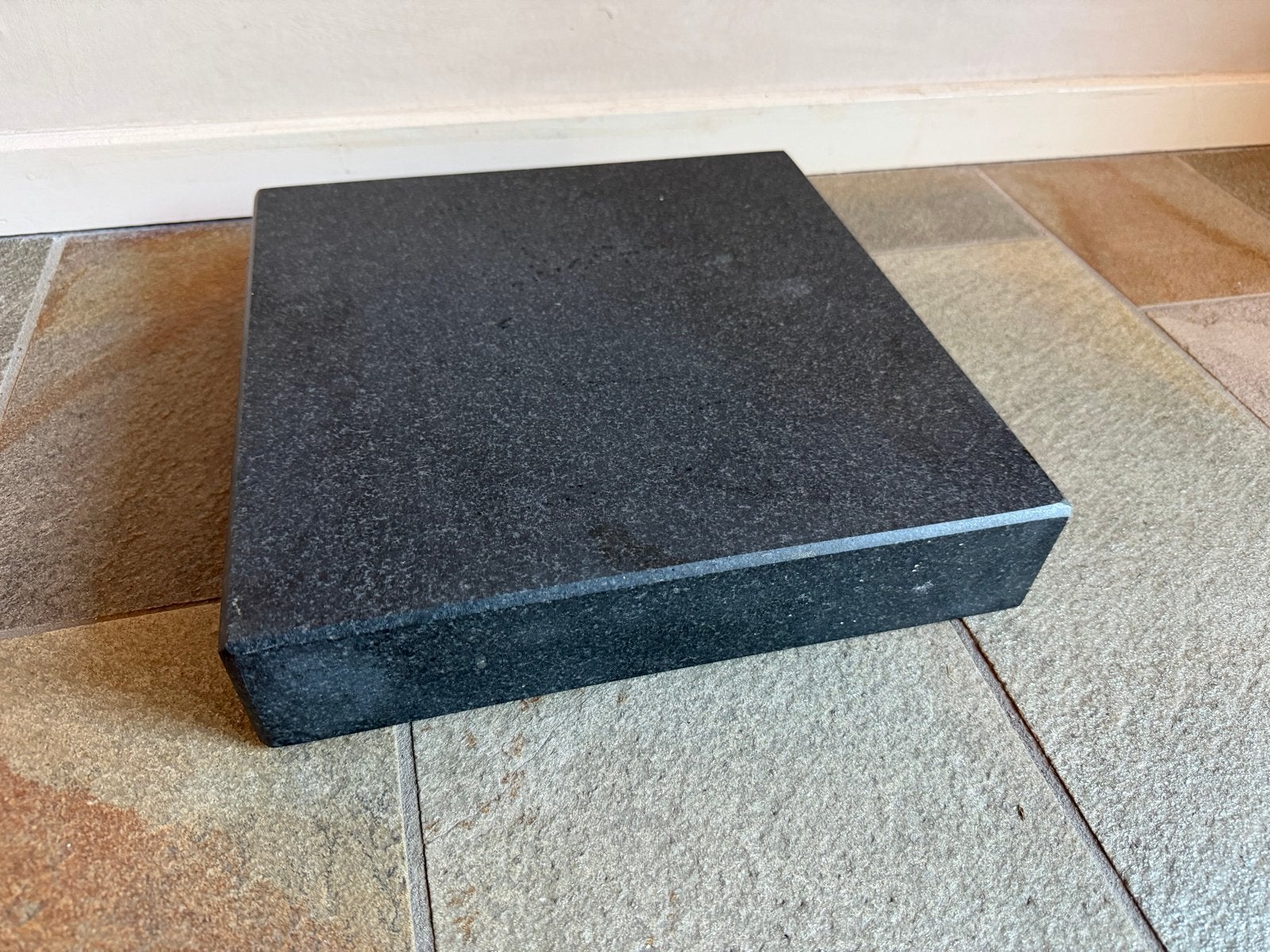 Kleine handzame Granieten vlakplaat - 18kg, Ophalen of Verzenden, Gebruikt, Overige meters