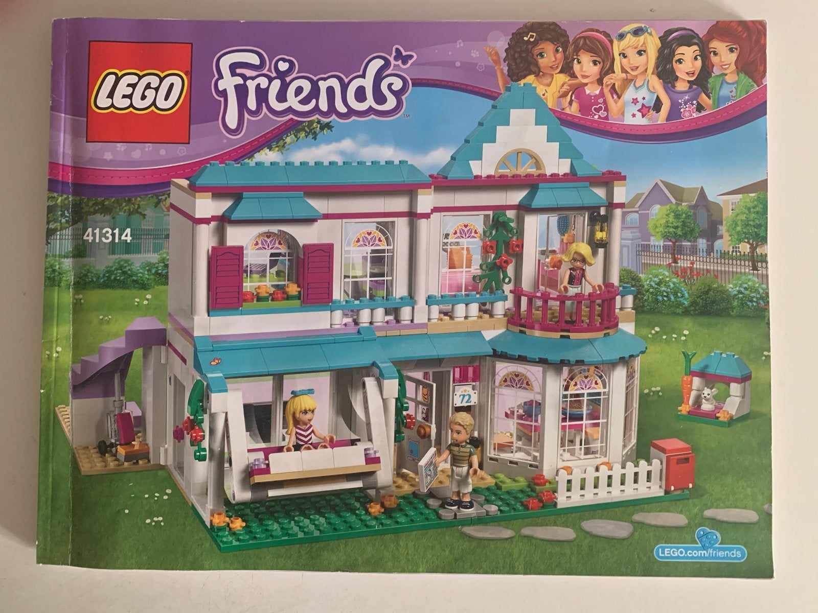 Lego Friends 41314 Stephanie's Huis - Compleet met doos en b, Lego, Friends, Ophalen of Verzenden, Zo goed als nieuw