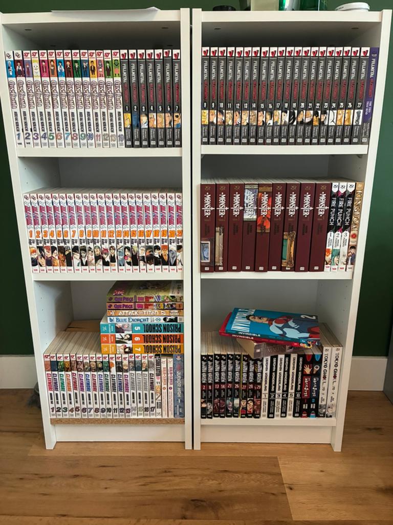 Grote collectie manga: Gintama, Fullmetal Alchemist, Monster, Meerdere stripboeken, Ophalen of Verzenden, Zo goed als nieuw