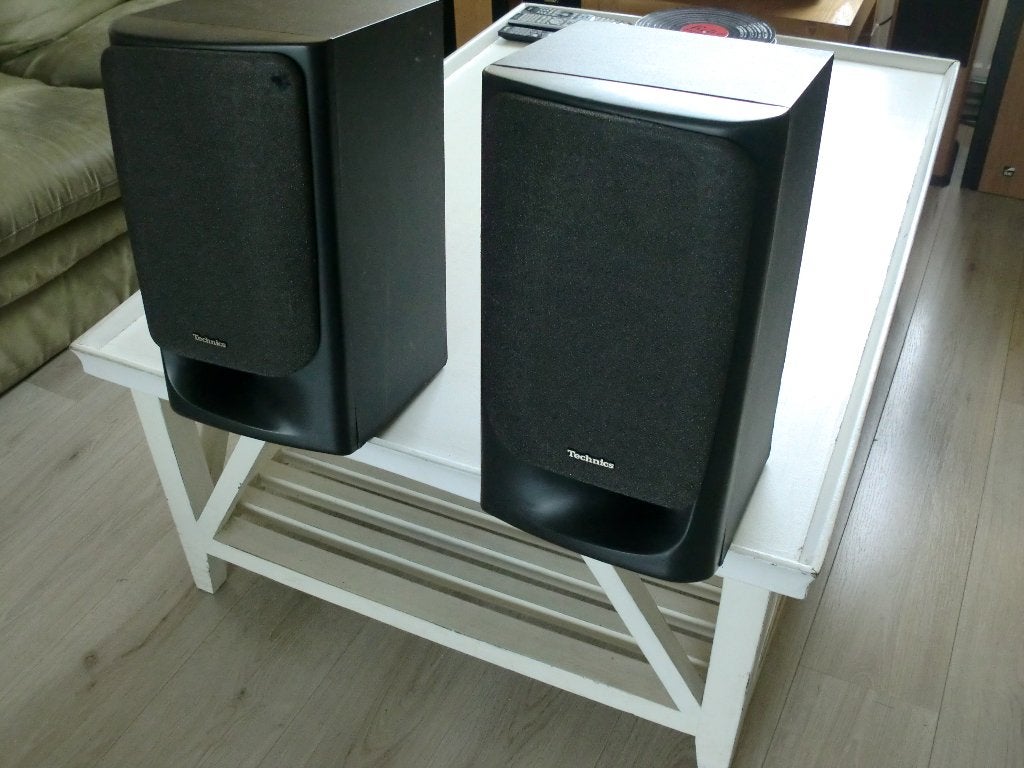 Technics - SB-CH550 Speaker set, Audio, Tv en Foto, Luidsprekers, Zo goed als nieuw, 60 tot 120 watt, Front, Rear of Stereo speakers