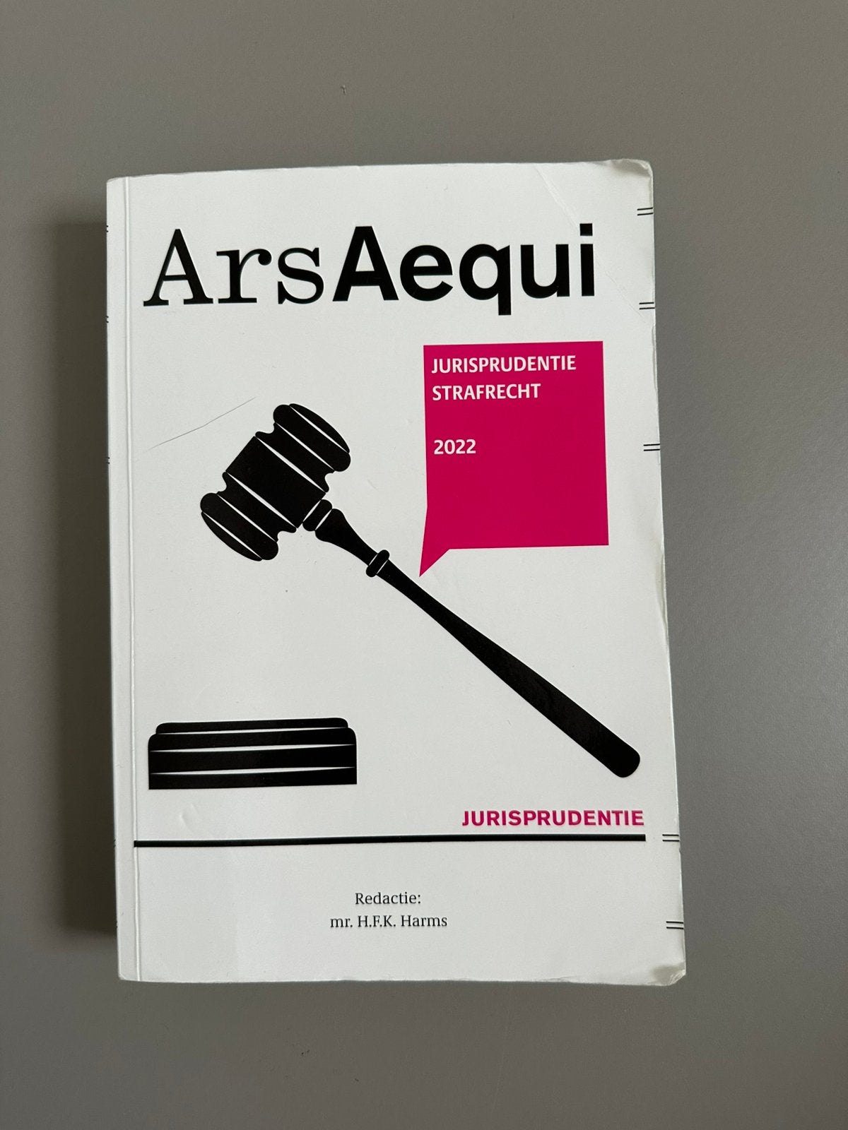 Ard Aequi jurisprudentie strafrecht 2022, Boeken, Studieboeken en Cursussen, Ophalen of Verzenden, Beta, Zo goed als nieuw, WO