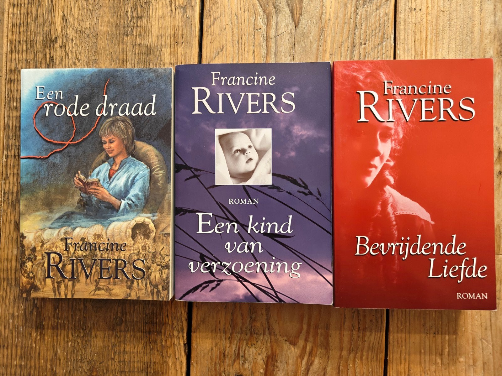 3 Boeken van Francine Rivers., Ophalen of Verzenden
