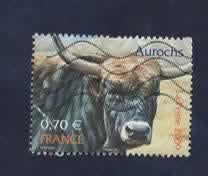 Fauna - Dieren - Koe - Frankrijk - € 0,70 - Aurochs ('09), Ophalen of Verzenden, Gestempeld, Dier of Natuur