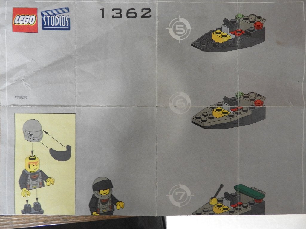 Lego 1362 Air Boat, Gebruikt, Overige thema's, Lego, Ophalen of Verzenden