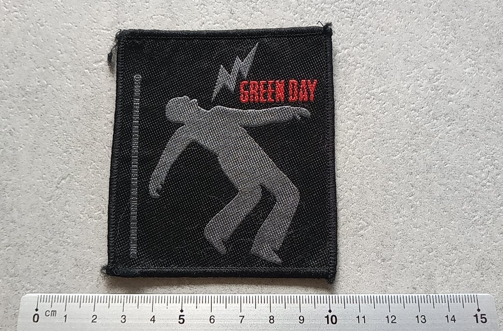 Green Day vrij zeldzame 2000 vintage patch g102, Ophalen of Verzenden, Nieuw, Kleding