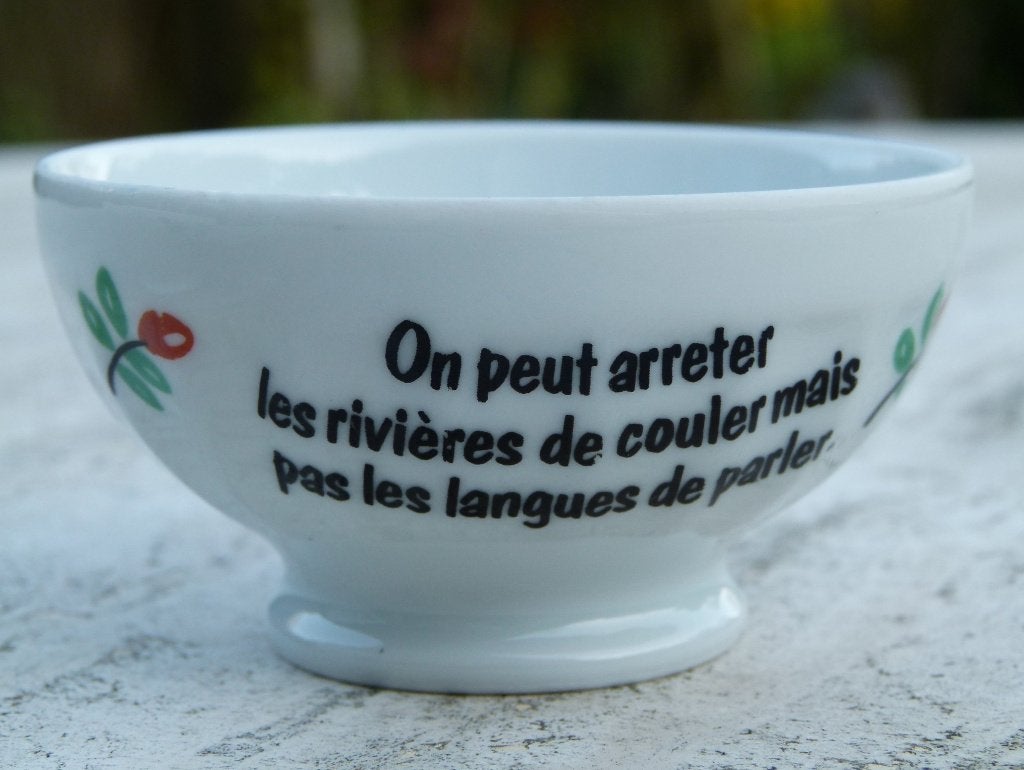 Limoges Vive La France 4 Snack / Dessert Kommen, Overige merken, Nieuw, Ophalen of Verzenden, Kom(men)