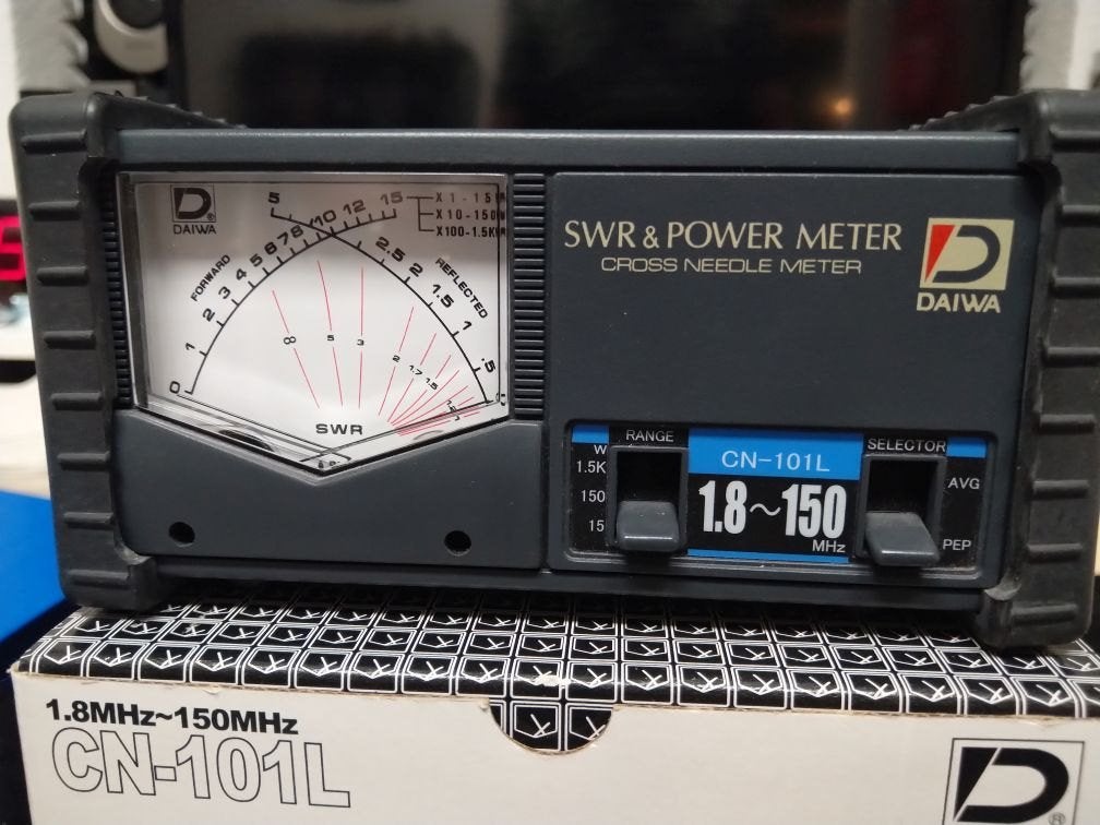 Daiwa CN-101L SWR- en Powermeter, Telecommunicatie, Zenders en Ontvangers, Ophalen of Verzenden, Zo goed als nieuw, Zender en Ontvanger