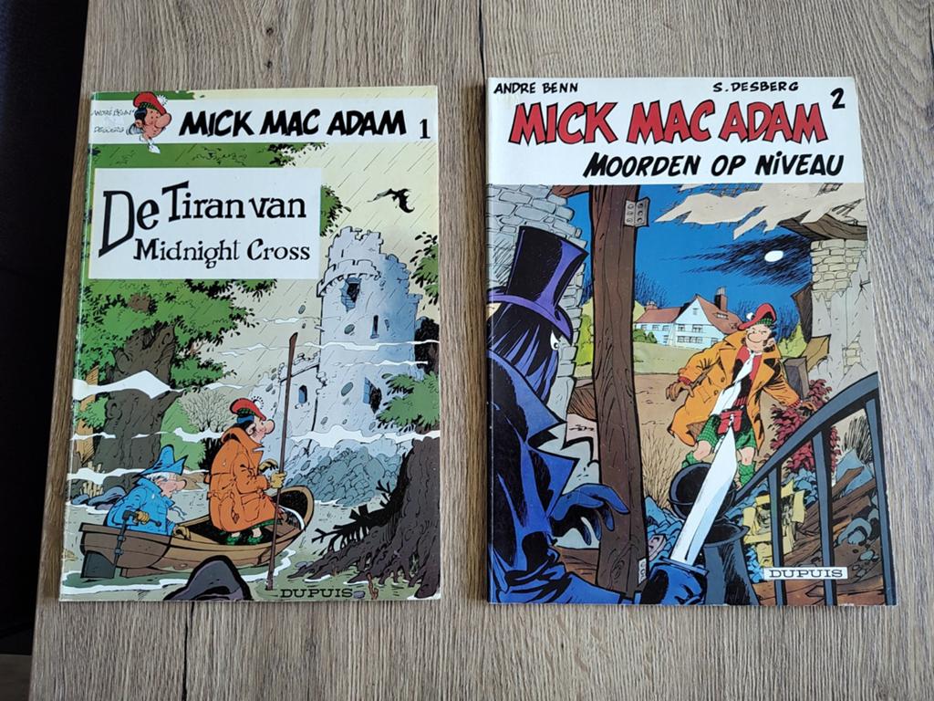Mick Mac Adam - Deel 1 & 2 (Dupuis), Boeken, Stripboeken, Ophalen of Verzenden