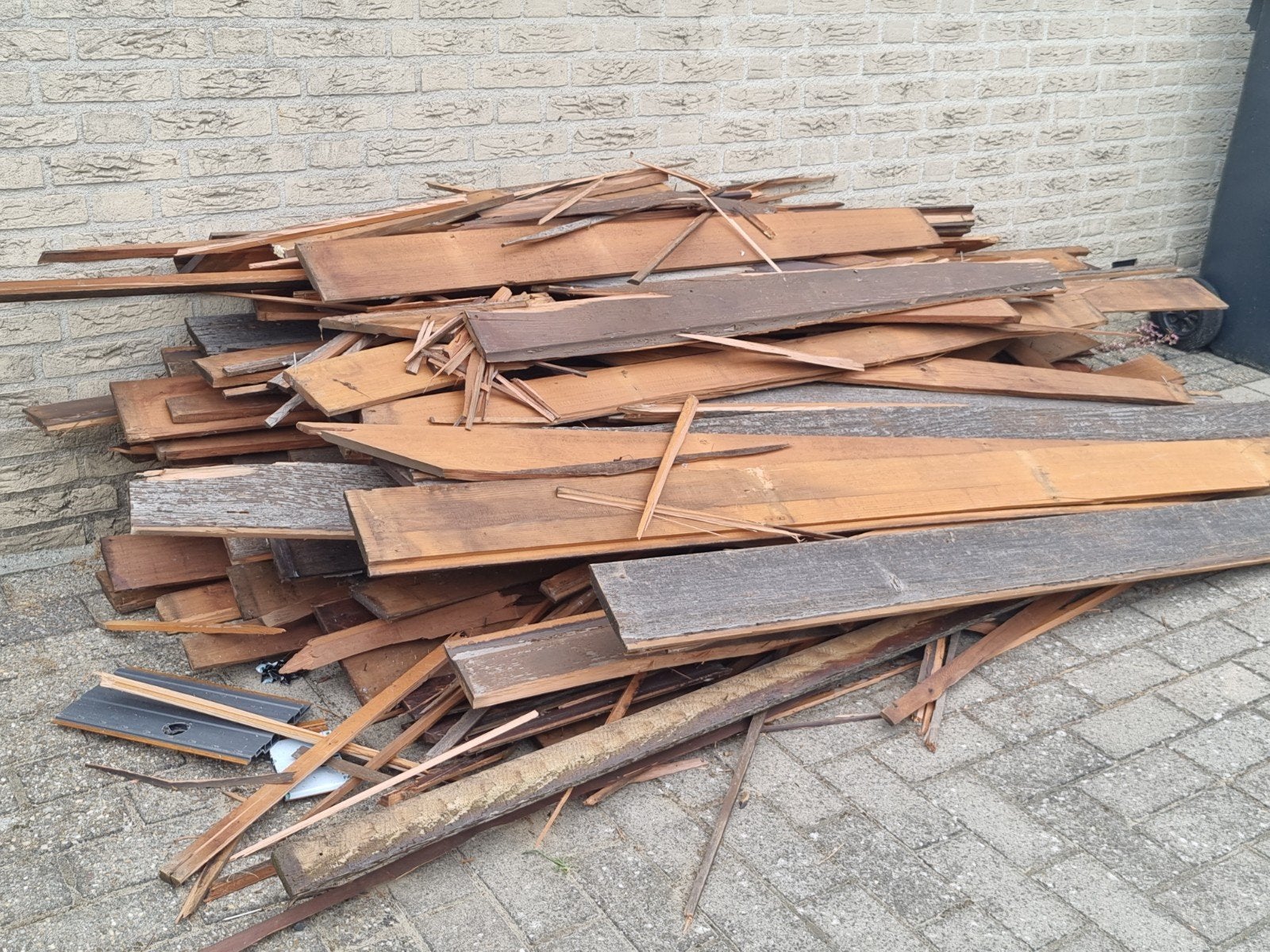 Diverse partij gebruikt hout, planken en balken, Doe-het-zelf en Verbouw, Gebruikt, Ophalen of Verzenden, Balk, Overige houtsoorten