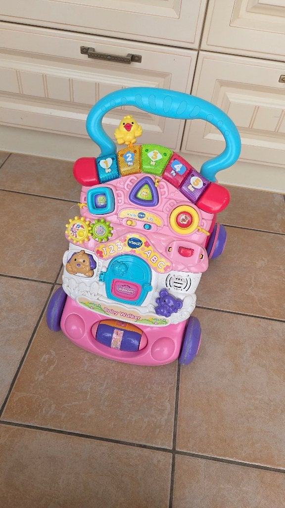 Loopwagen V-tech, Kinderen en Baby's, Speelgoed | Vtech, Ophalen, Gebruikt, 6 maanden tot 2 jaar