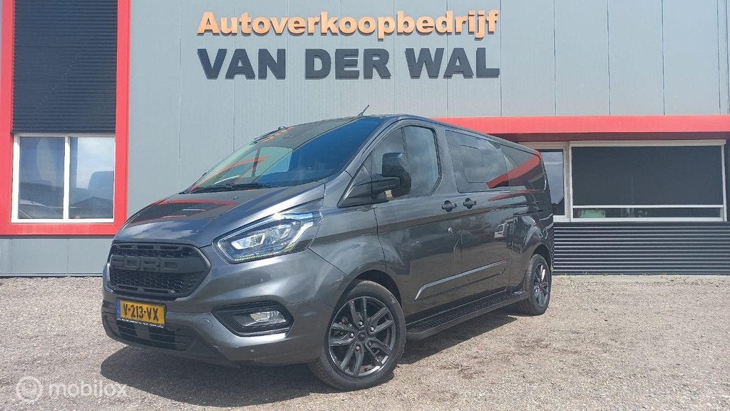 Ford Transit Custom 320 2.0 TDCI L2H1 DC/LIMITED/2XSCHUIFDEU, Auto's, Bestelauto's, Gebruikt, Euro 6, 4 cilinders, Bedrijf