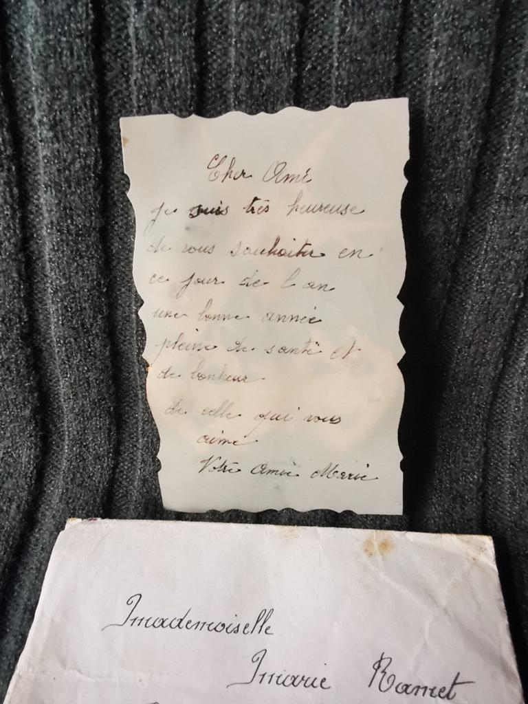Antieke ansichtkaart handgemaakt liefdesbrief 1930 Miekje, Ophalen of Verzenden, 1920 tot 1940, Brussel (Gewest)