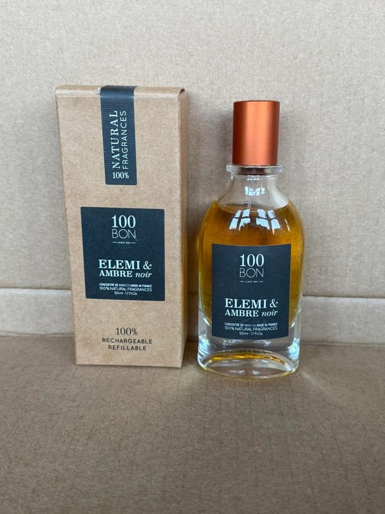 Partij 100Bon Elemi & Ambre Noir Eau de Parfum, Verzamelen, Ophalen of Verzenden, Nieuw, Parfumfles, Gevuld
