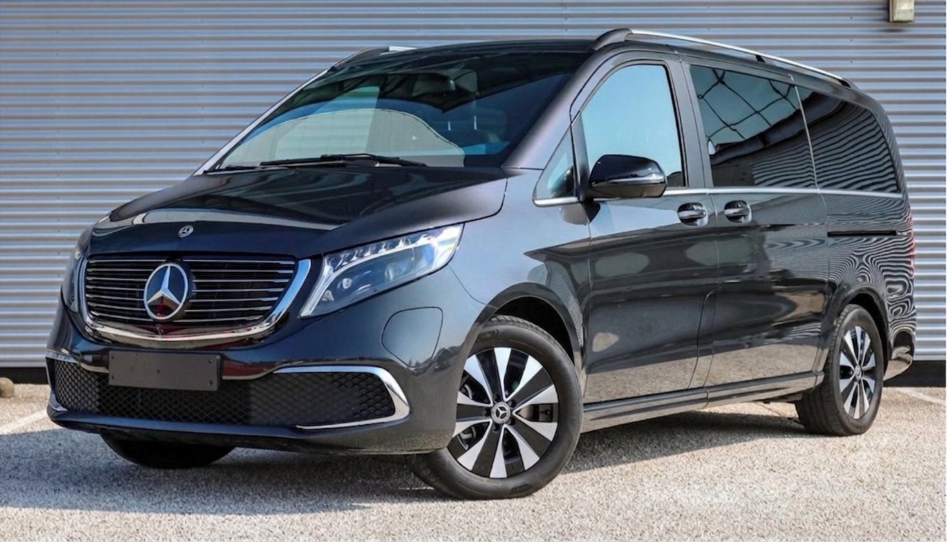 Mercedes-Benz EQV 300 L2, Auto's, Zwart, 95 pk, 2535 kg, 7 stoelen