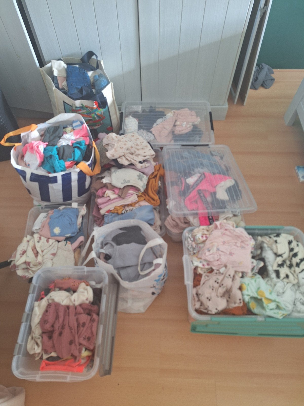 Grote partij meisjeskleding maten 50-92 (honderden items), Kinderen en Baby's, Ophalen, Gebruikt, Meisje
