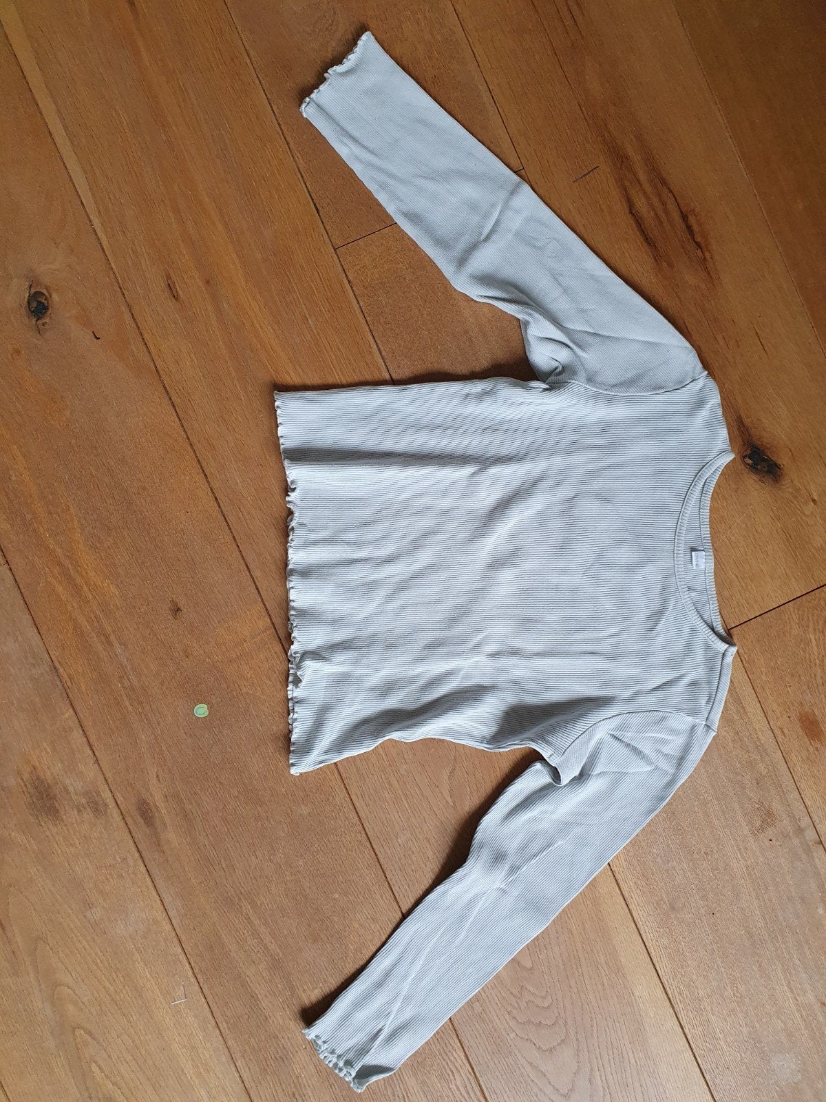 Wit T-shirt zeeman 134/140, Ophalen of Verzenden, Zo goed als nieuw, Shirt of Longsleeve