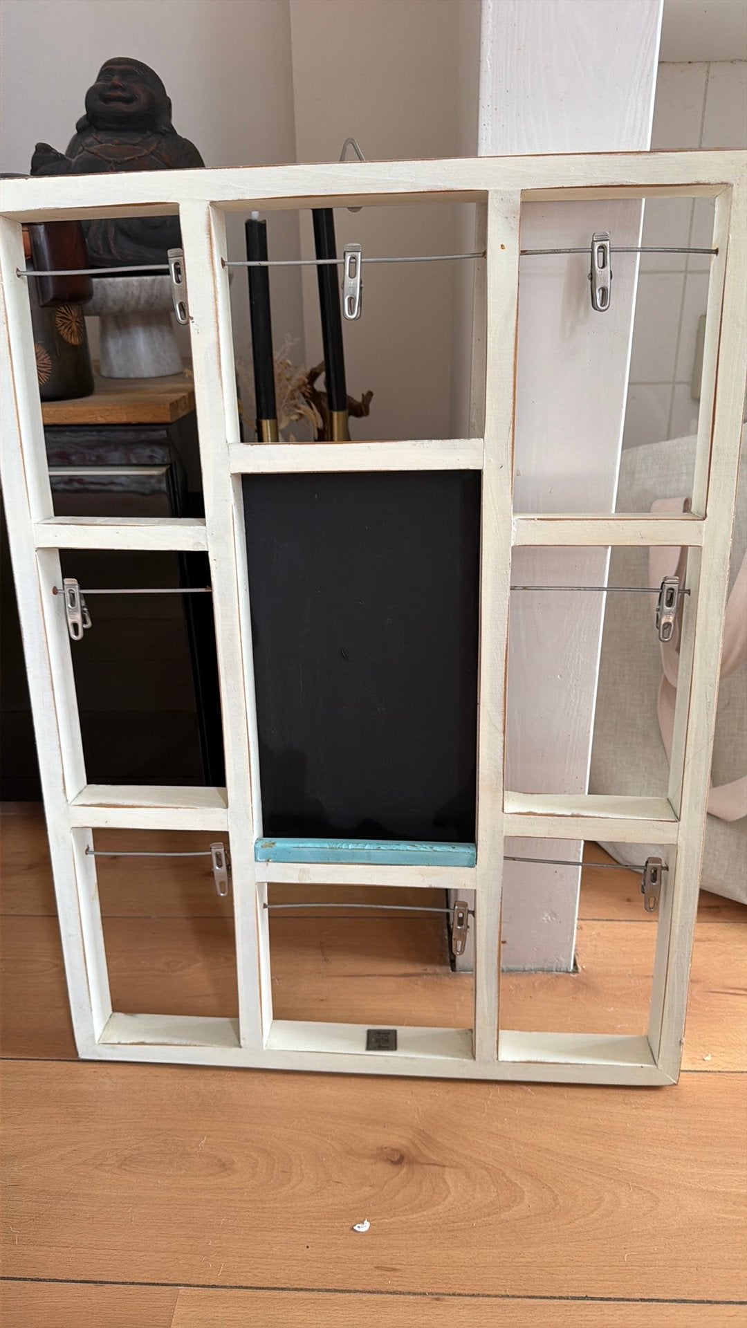 Kaarten - foto rekje Riviera Maison, Beige, Gebruikt, Wandhanger, Hout