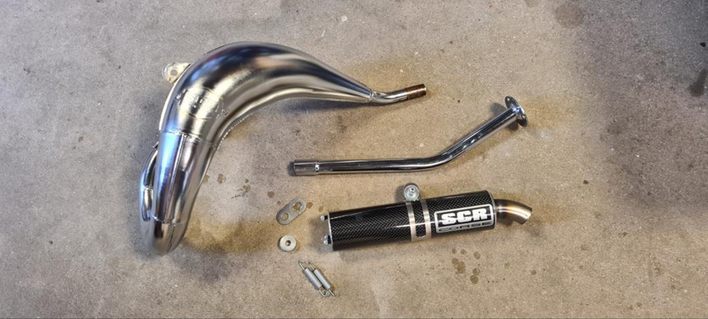 Scr corse cross chrome Derbi Senda, Fietsen en Brommers, Brommeronderdelen | Algemeen, Ophalen of Verzenden, Zo goed als nieuw