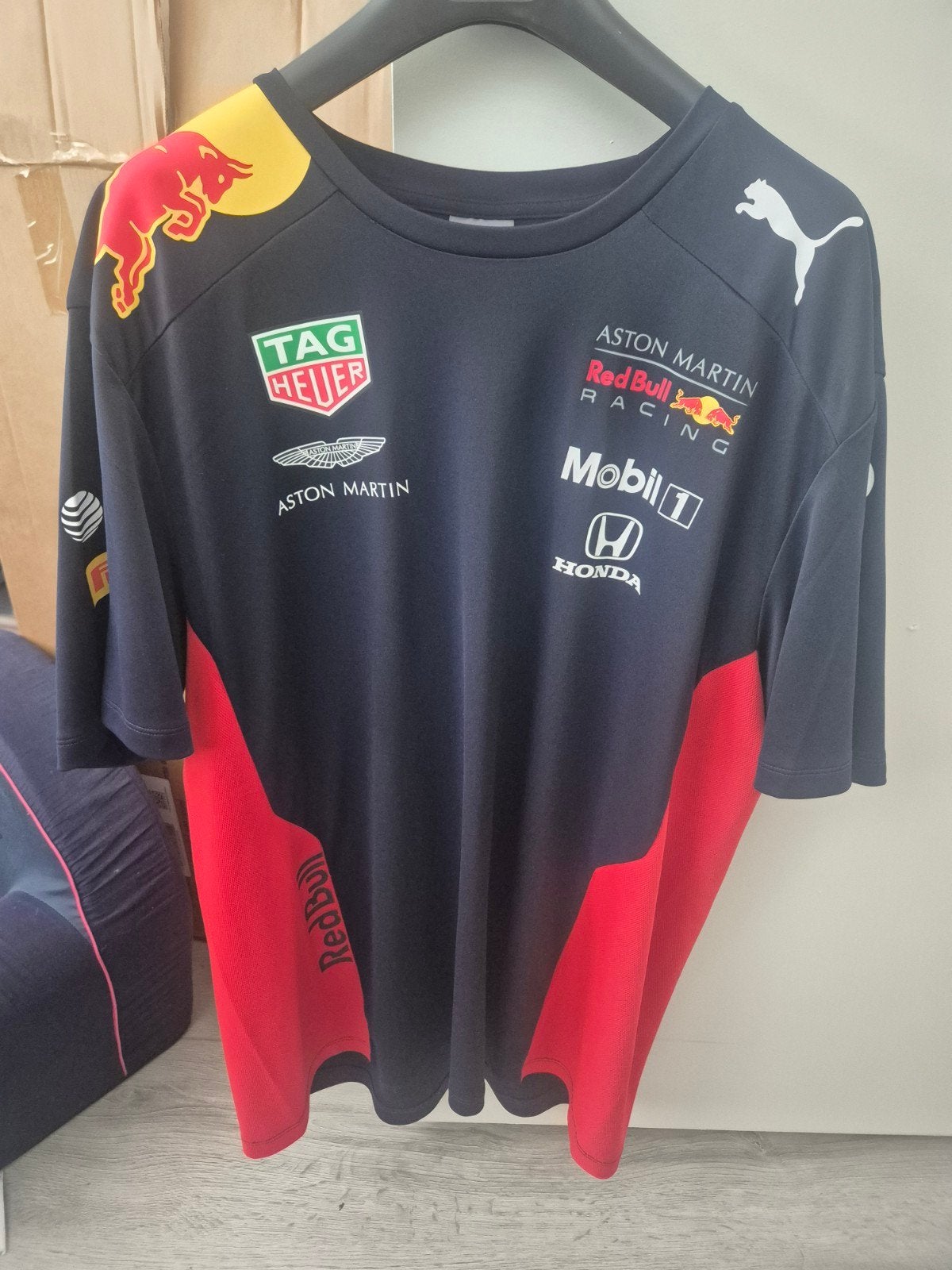 Red Bull Racing F1 Team T-shirt - Maat L, Maat 52/54 (L), Meerkleurig, Ophalen of Verzenden, Zo goed als nieuw