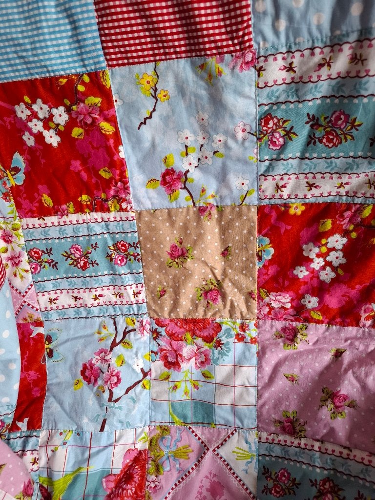 Pip sprei / plaid / quilt, Zo goed als nieuw, 255 cm, Meerkleurig, 215 cm