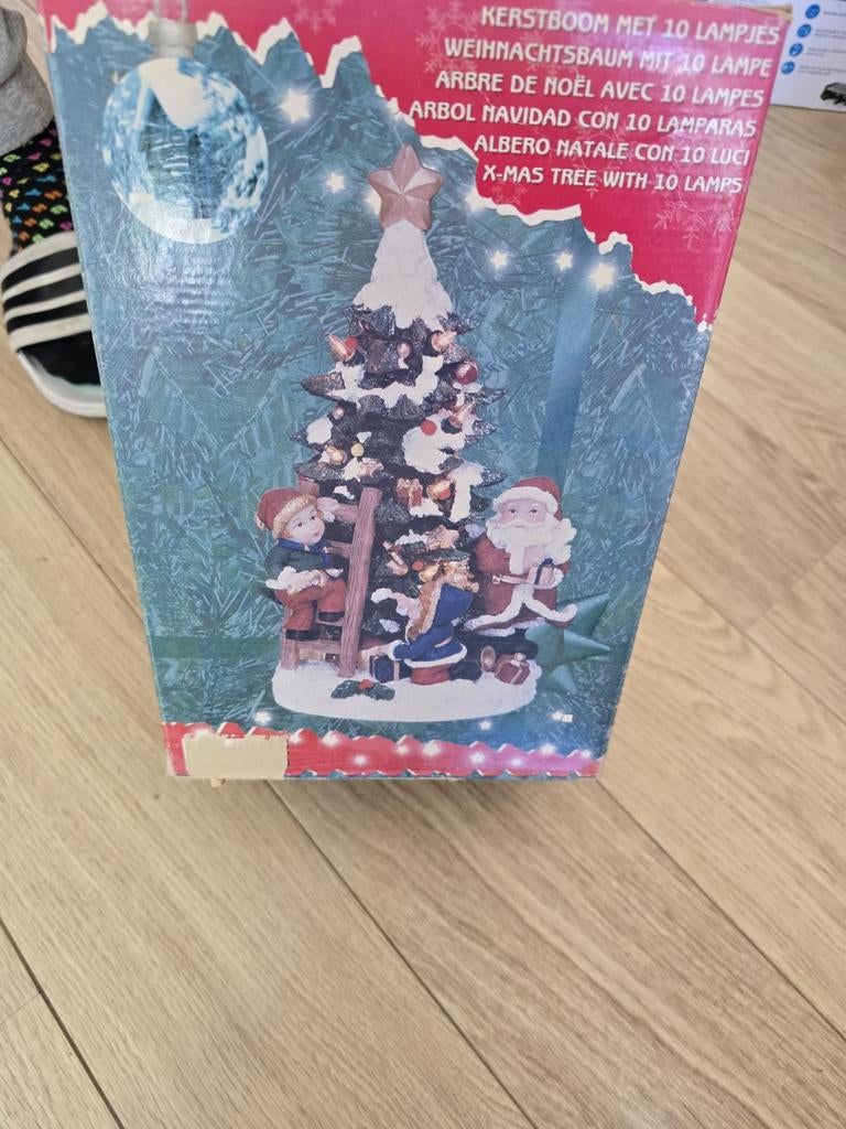 Kerstboom met licht echt heel mooi voor een kerstliefhebber, Ophalen, Gebruikt