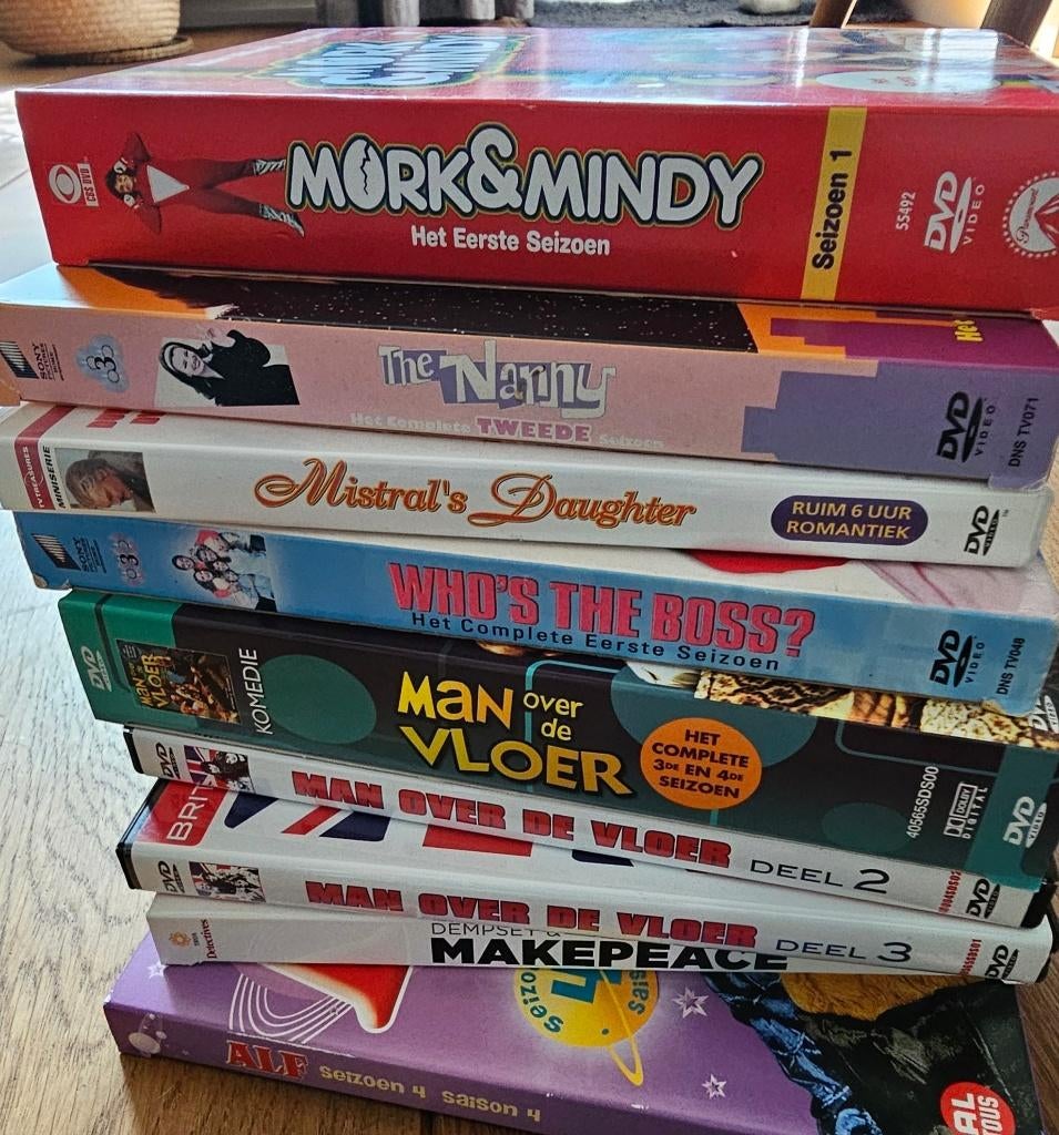 Tv serie's- van vroeger- Alf/ Mork & Mindy...- Ook Verzenden, Cd's en Dvd's, Dvd's | Tv en Series, Ophalen, Alle leeftijden, Zo goed als nieuw