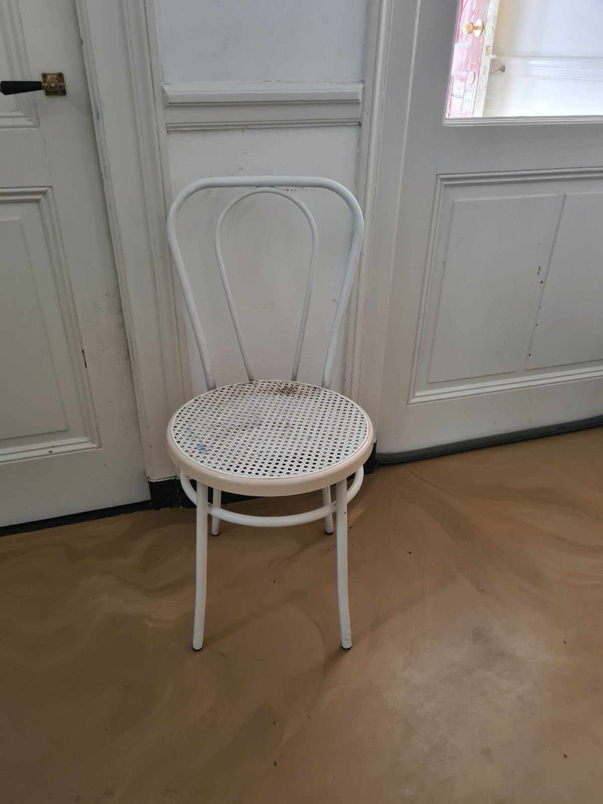 Thonet stoel met webbing zitting, Ophalen of Verzenden