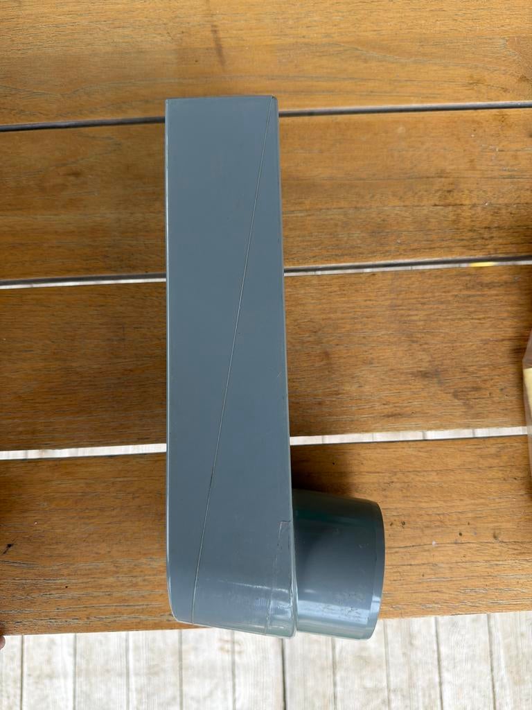 Meerdere: Wavin PVC Stadsuitloop ZZ Rechthoekig 60x80 70/80, Afvoer, Pvc, 60 tot 80 mm, Nieuw