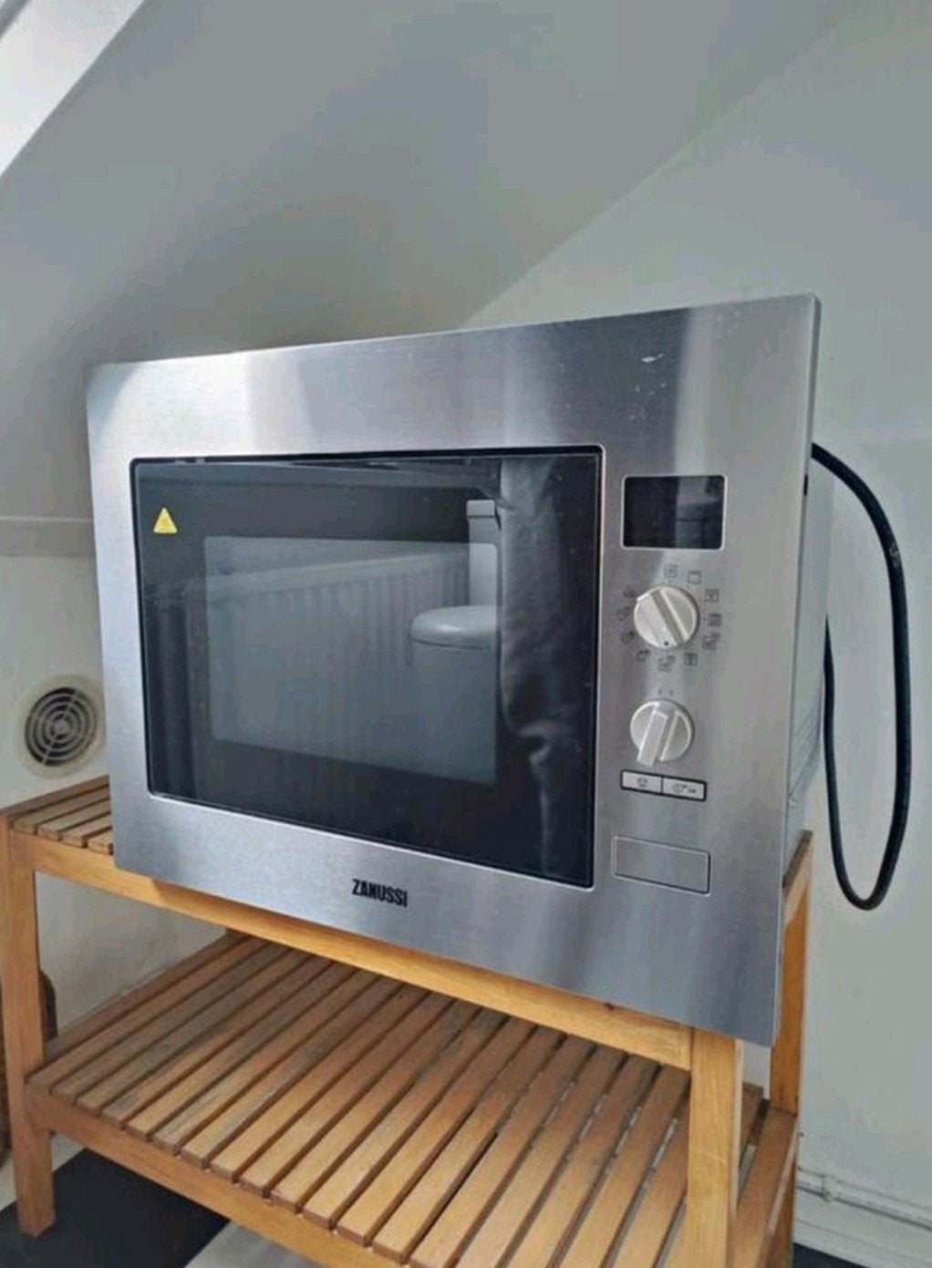 Zanussi combimagnetron oven, Witgoed en Apparatuur, Magnetrons, Ophalen, Combimagnetron, Zo goed als nieuw, Inbouw