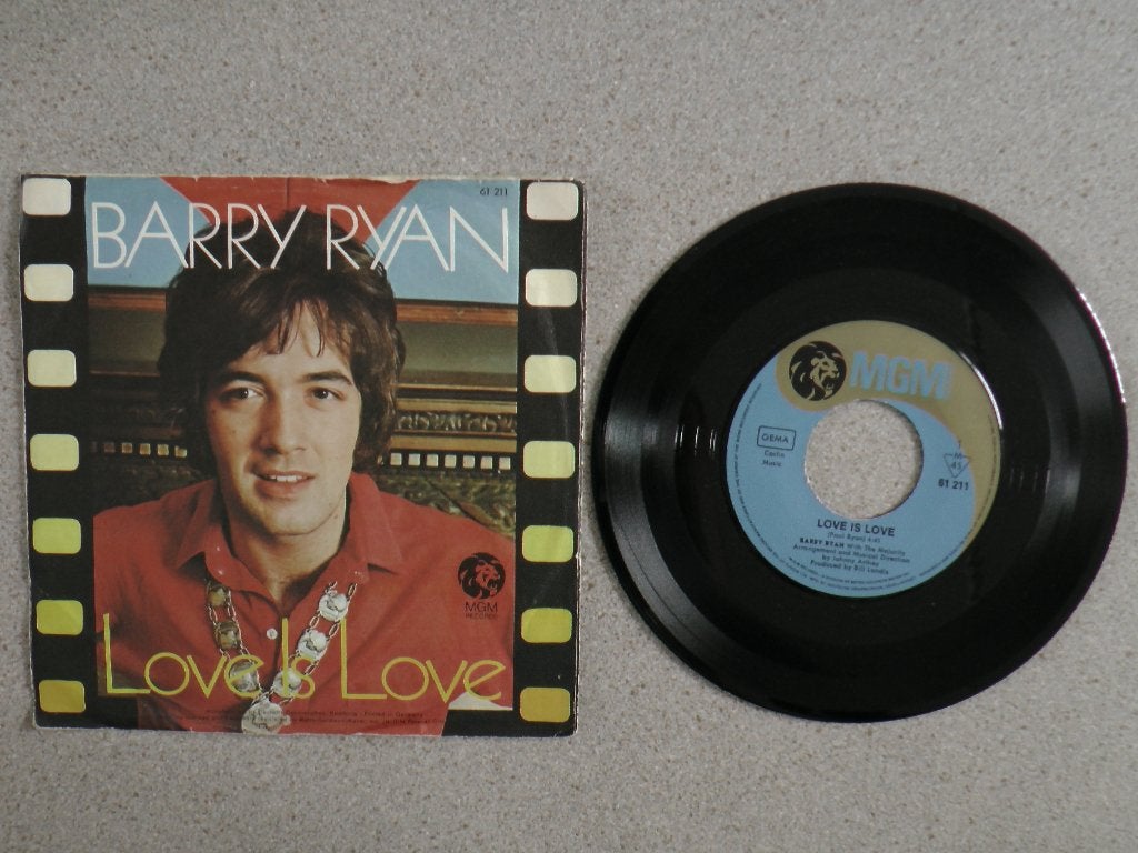 Barry Ryan -Love is love VINYL SINGLE, Gebruikt, 7 inch, Pop, Fotohoes