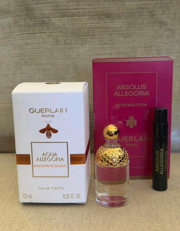 Miniatuur Guerlain Aqua Allegoria Mandarin Baselic 7,5 ml, Ophalen of Verzenden, Nieuw, Miniatuur, Gevuld