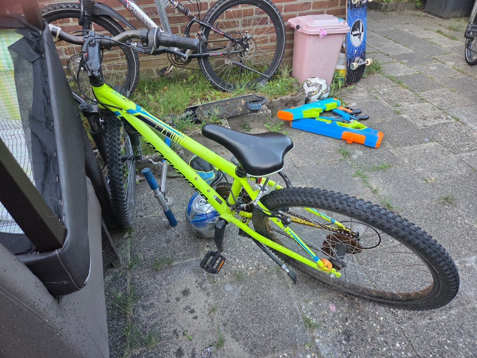 Mountainbike, Ophalen, Gebruikt, Staal, 24 inch of meer