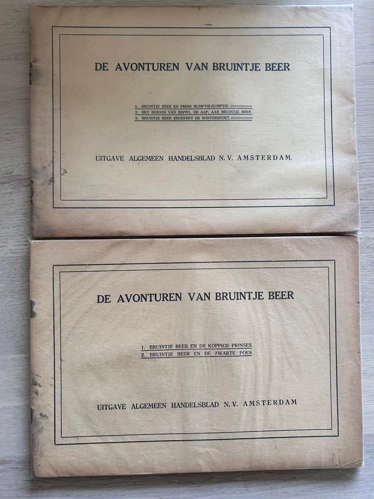 De avonturen van Bruintje Beer 2 maal, Meerdere stripboeken, Ophalen of Verzenden, Gelezen