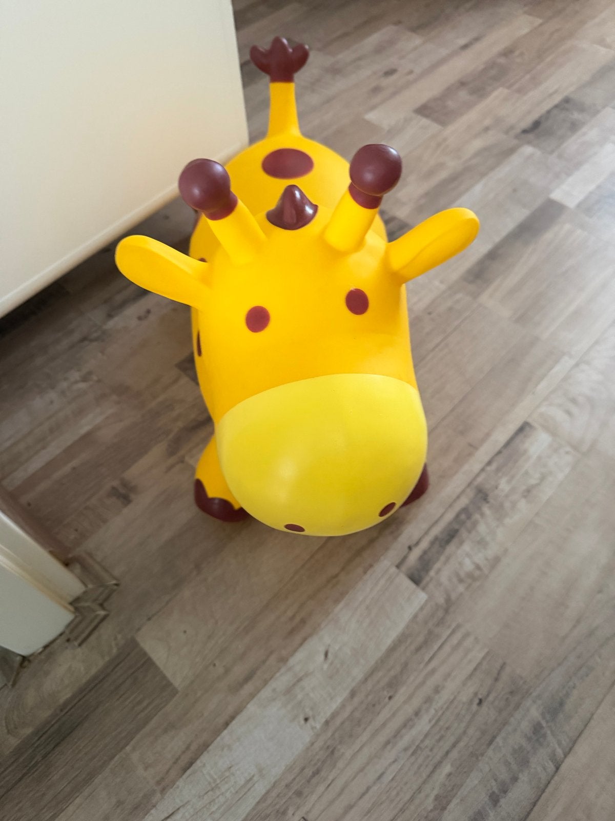 Gele Giraf Skippy Dier - Springkussen voor Kinderen, Ophalen, Zo goed als nieuw, Jongen of Meisje